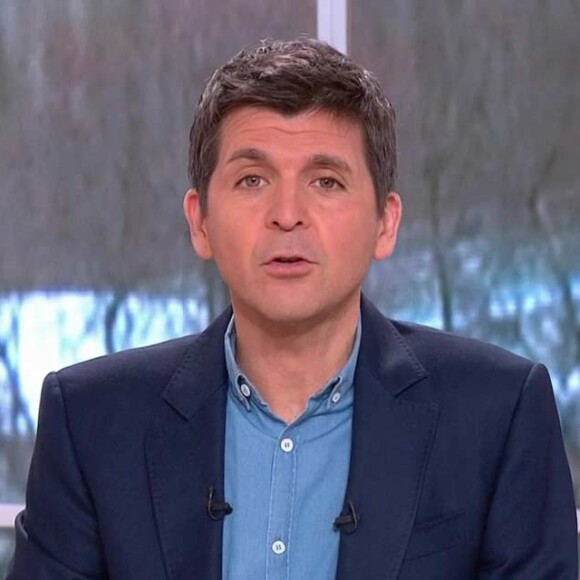 En juillet, l'animateur de "Télématin", Thomas Sotto, s'est retrouvé dans la tourmente
Thomas Sotto sur le plateau de "Télématin"