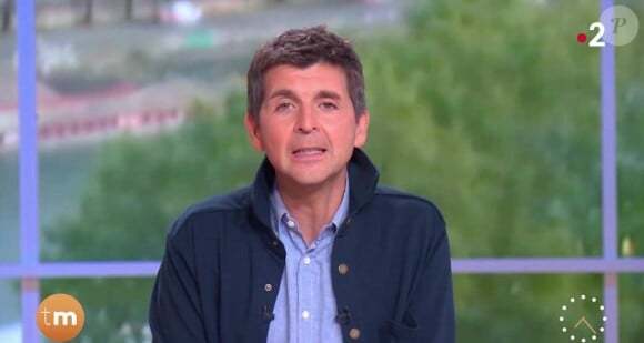 D'anciens et actuels collaborateurs de "Télématin" ont dénoncé l'attitude de Thomas Sotto en coulisses
Thomas Sotto sur le plateau de "Télématin"