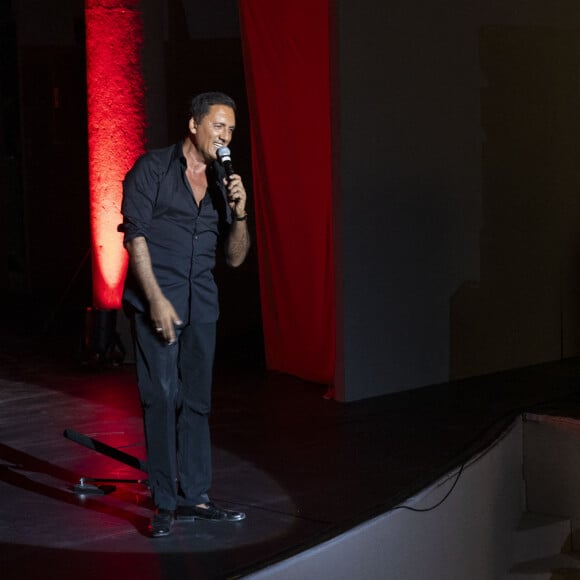 Dany Brillant assiste au spectacle donné par François Berléand et Nicolas Briançon, qui réinterprètent l'univers déjanté et mythique de Poiret et Serrault au théâtre de verdure lors du Festival de Ramatuelle le 3 aout 2024. Cyril Bruneau/Festival de Ramatuelle/Bestimage