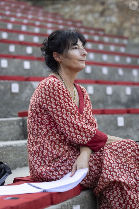 Nathalie Serrault au théâtre de verdure lors du Festival de Ramatuelle le 3 aout 2024. Cyril Bruneau/Festival de Ramatuelle/Bestimage