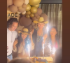 Jade et Joy Hallyday ont pu faire venir plusieurs de leurs amis depuis Los Angeles
Jade et Joy Hallyday (20 et 16 ans) fêtent leurs anniversaires lors d'une soirée cow-boyw organisée par Laeticia Hallyday à Saint-Barth.