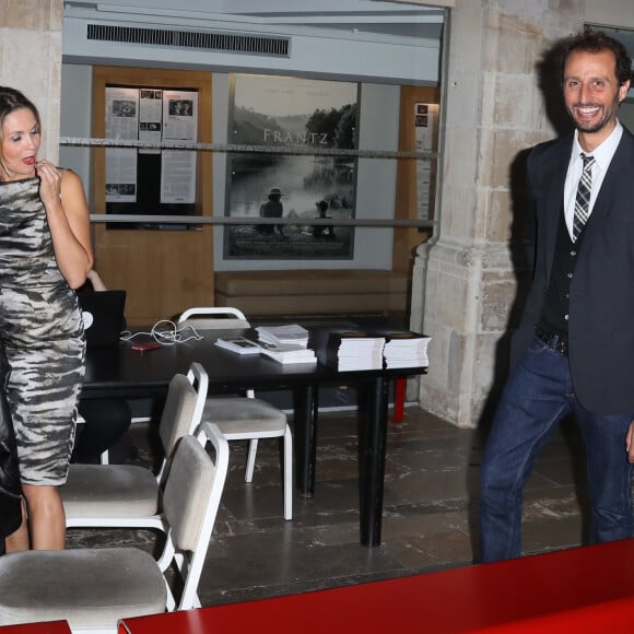 Barbara Schulz et son compagnon Arié Elmaleh - Soirée de clôture du 18ème Festival de la Fiction TV de La Rochelle. Le 17 septembre 2016 © Patrick Bernard / Bestimage 