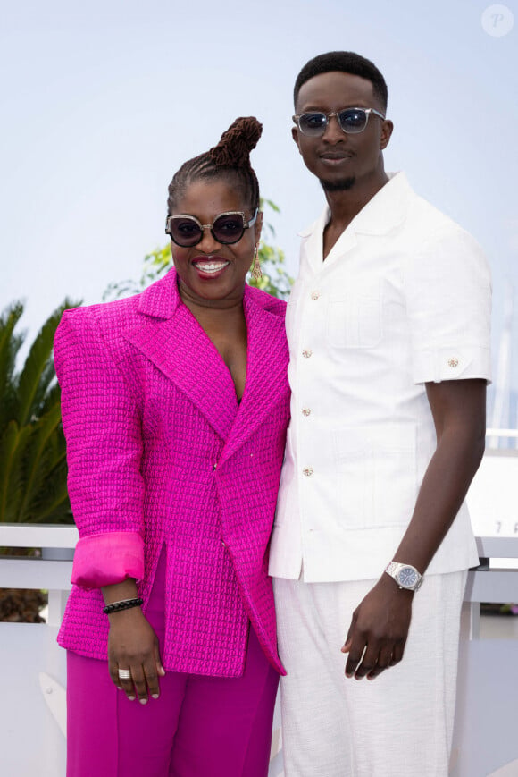 Claudia Tagbo et Ahmed Sylla assistent au photocall de l'Adami lors du 76ème festival de Cannes au Palais des Festivals le 23 mai 2023. Shootpix/ABACAPRESS.COM