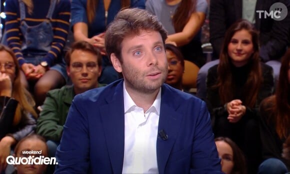 La promotion de BFMTV à Benjamin Duhamel n'a pas manqué de faire réagir
Benjamin Duhamel sur le plateau de "Quotidien"