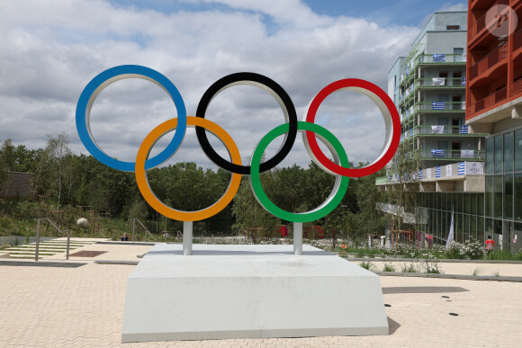 Le village olympique pendant les Jeux olympiques de Paris 2024. (Credit Image: © Mickael Chavet/ZUMA Press Wire)