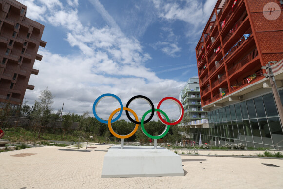 Le village olympique pendant les Jeux olympiques de Paris 2024. (Credit Image: © Mickael Chavet/ZUMA Press Wire)