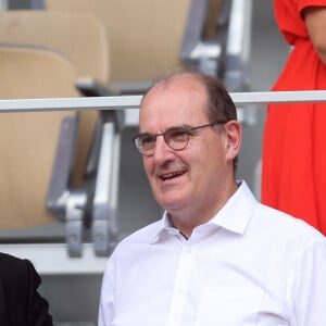 Jean Castex - Célébrités en tribunes des Internationaux de France de tennis de Roland Garros 2023 à Paris le 11 juin 2023. © Jacovides-Moreau/Bestimage