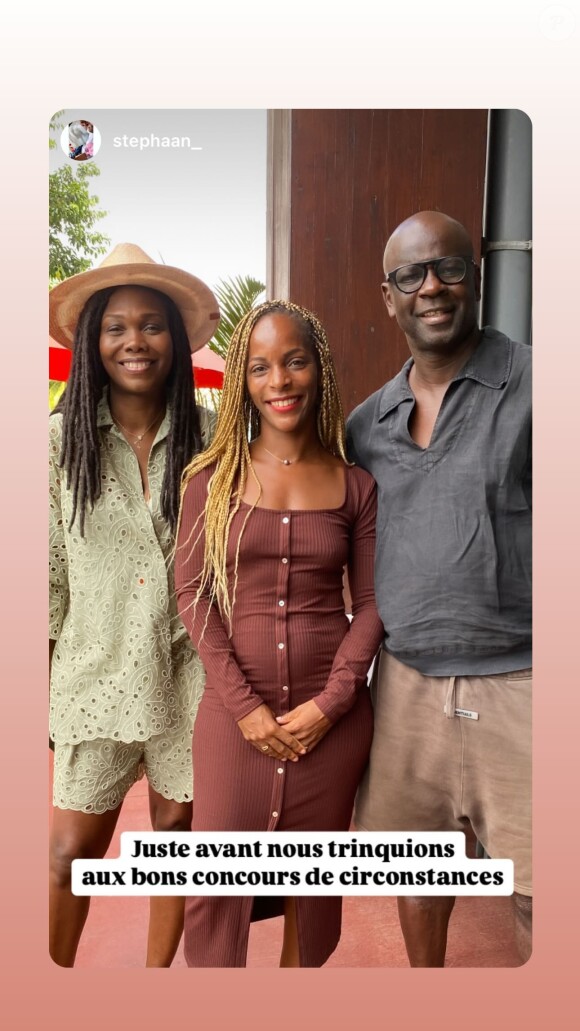 Kareen Guiock et son mari Lilian Thuram se sont rendus en Guadeloupe pour célébrer les deux médailles d'or du judoka Teddy Riner sur place.