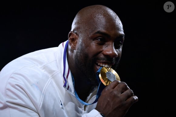 Le judoka tricolore a encore brillé lors des Jeux Olympiques de Paris 2024
Teddy Riner. ( Photo by federico pestellini / DPPI / Panoramic )