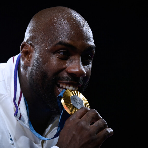 Le judoka tricolore a encore brillé lors des Jeux Olympiques de Paris 2024
Teddy Riner. ( Photo by federico pestellini / DPPI / Panoramic )