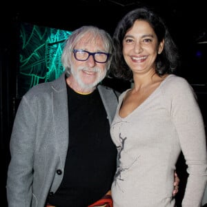 Exclusif - Pierre Richard et sa femme Ceyla Lacerda - Anniversaire de Cassio Alves (majordome de Kenzo Takada) au Banana Café à Paris, le 23 avril 2016. Michel Blanc, qui passait par hasard devant le Banana café, en a profité pour passer du temps avec ses amis. © Baldini/Bestimage