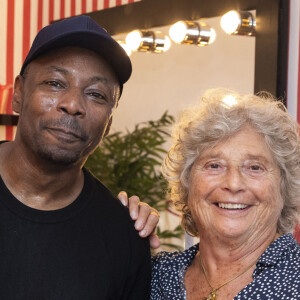 Exclusif - MC Solaar, Jacqueline Franjou - Dîner au restaurant de Tahiti, à la suite du concert de MC Solaar au Théâtre de Verdure lors du 40ème Festival de Ramatuelle. Le 11 août 2024 © Cyril Bruneau / Festival de Ramatuelle / Bestimage 