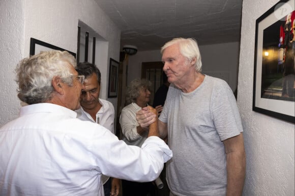 Exclusif - David Mac Neil, Michel Boujenah - Personnalités au spectacle "Adieu les Magnifiques" de Michel Boujenah au Théâtre de Verdure pour la clôture du 40ème Festival de Ramatuelle. Le 12 août 2024 © Cyril Bruneau / Festival de Ramatuelle / Bestimage 