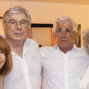 Exclusif - Roland Bruno et sa femme, Michel Boujenah, Jacqueline Franjou - Personnalités au spectacle "Adieu les Magnifiques" de Michel Boujenah au Théâtre de Verdure pour la clôture du 40ème Festival de Ramatuelle. Le 12 août 2024 © Cyril Bruneau / Festival de Ramatuelle / Bestimage 