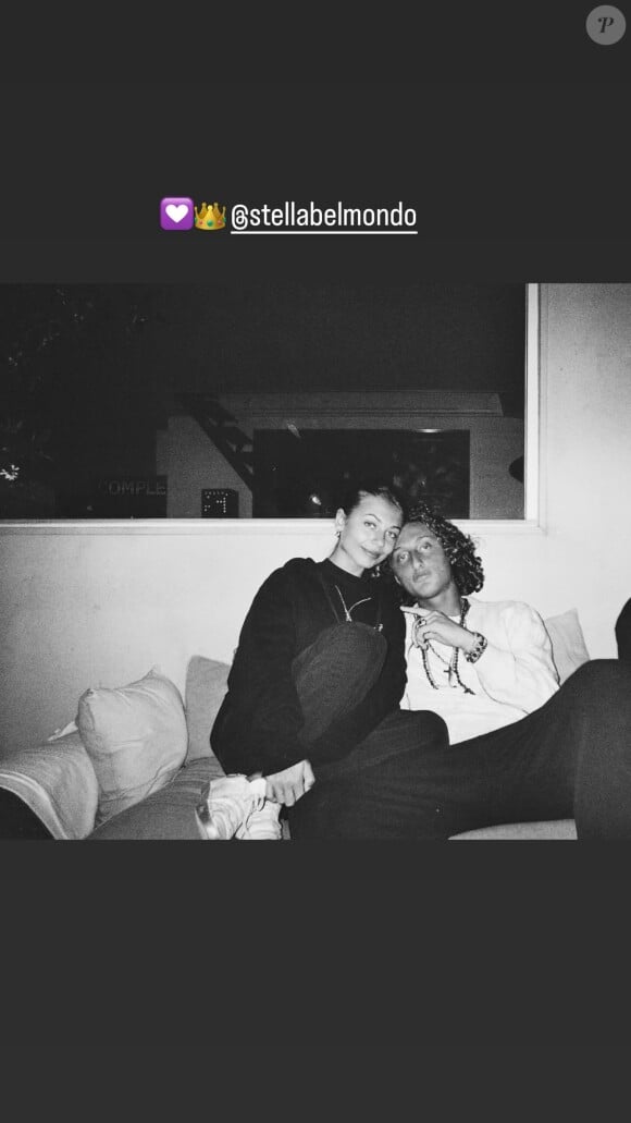 Joalukas Noah et son amie Stella Belmondo, Instagram.