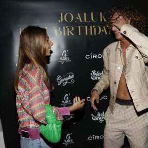 Exclusif - Joalukas Noah avec Stella Belmondo lors de la soirée d'anniversaire de Joalukas Noah, fils de Yannick Noah et Isabelle Camus, pour ses 18 ans à Paris le 10 juin 2022. © Cyril Moreau / Bestimage