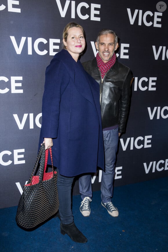 Paul Belmondo et Luana lors de la première du film "Vice" à Paris le 7 février 2019. © Olivier Borde / Bestimage  Premiere of the movie Vice in Paris on february 7th 2019 