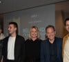 Ensemble, ils ont eu 3 garçons, Victor, Giacomo et Alessandro
Exclusif - Luana Belmondo entourée de ses fils, Victor, Giacomo et Alessandro, Philippe Thuillier - Avant-première du documentaire "Belmondo, l'Italie en héritage" à la Maison de l'Italie à Paris. Le 18 mars 2024 © Sam Delpech / Bestimage 