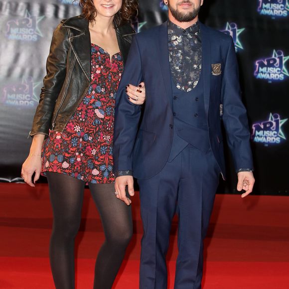 Claudio Capéo et sa compagne à la 18ème cérémonie des "NRJ Music Awards" au Palais des Festivals à Cannes, le 12 novembre 2016. © Dominique Jacovides/Bestimage 