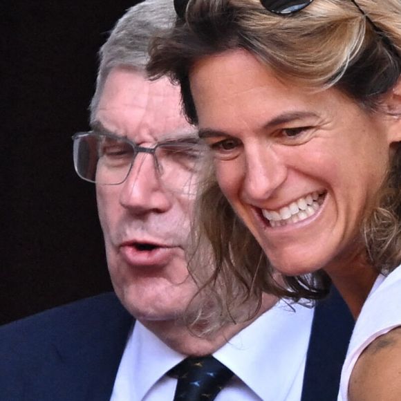 "Bon anniversaire mon grand. On fait nos JO à nous", écrit Amélie Mauresmo avec tendresse.
Amélie Mauresmo assiste à la finale du simple messieurs des Jeux olympiques d'été de Paris 2024 à Roland Garros le 4 août 2024 à Paris, France. Photo par Laurent Zabulon/ABACAPRESS.COM