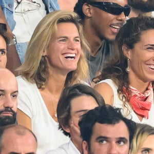 Amélie Mauresmo assiste au match de la Coupe du monde de rugby France 2023 entre la France et la Nouvelle-Zélande au Stade de France le 08 septembre 2023 à Saint-Denis, en banlieue parisienne, France. Photo par Laurent Zabulon/ABACAPRESS.COM