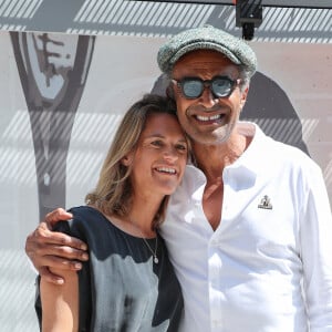 Amélie Mauresmo, Yannick Noah assistent à l'inauguration de la fresque de Yannick Noah à Roland-Garros 2023 le 28 mai 2023 à Paris, France. Photo par Nasser Berzane/ABACAPRESS.COM