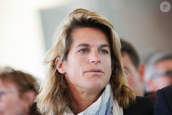 Amélie Mauresmo, directrice du tournoi de Roland-Garros, assiste au tirage au sort de Roland-Garros 2023 le 25 mai 2023 à Paris, France. Photo par Nasser Berzane/ABACAPRESS.COM