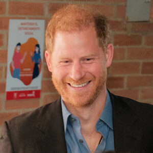 Harry, duc de Sussex, Meghan, duchesse de Sussex, posent pour une photo avec la vice-présidente colombienne Francia Marquez et son mari Yerney Pinillo lors d'un événement à leur arrivée à Bogota, Colombie, le 15 août 2024. Photo fournie par : Darwin Torres/Vice-présidence colombienne/Long Visual Press/ABACAPRESS.COM