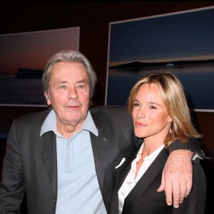 Archive - Géraldine Danon et son parrain Alain Delon