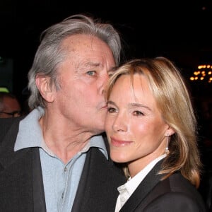 Archive - Géraldine Danon et son parrain Alain Delon