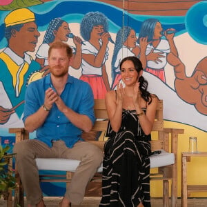 Le prince Harry et Meghan Markle en Colombie.