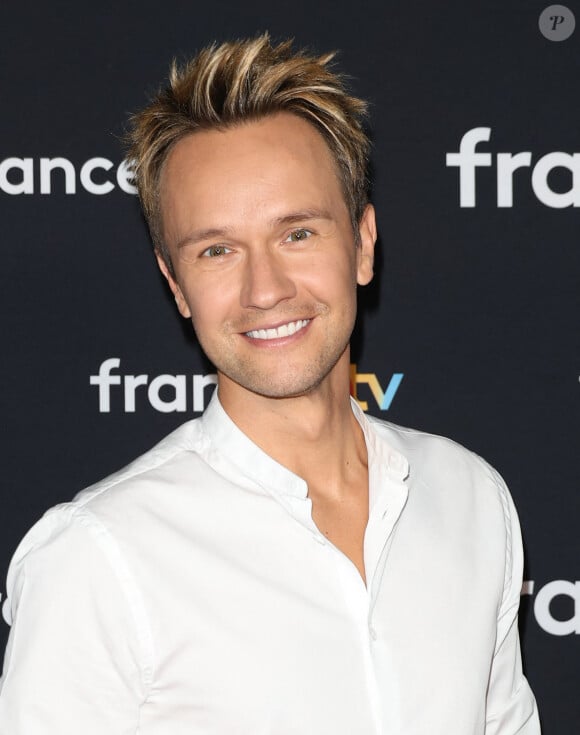 Cyril Féraud au photocall pour la conférence de presse de rentrée de France TV à la Grande Halle de la Villette à Paris, France, le 11 juillet 2023. © Coadic Guirec/Bestimage 