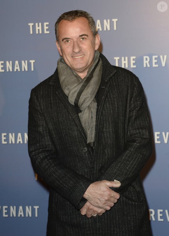 Christophe Dechavanne - Avant-première du film "The Revenant" au Grand Rex à Paris, le 18 janvier 2016. © Coadic Guirec/Bestimage