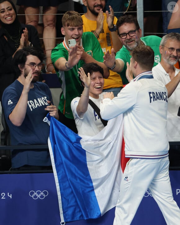 31 juillet 2024, Paris, Île de France, France : Leon Marchand (France) lors de la finale du 200 mètres brasse hommesâ€™s pendant les Jeux olympiques d'été de Paris 2024 à Paris La Défense Arena. (Crédit photo : © David G. McIntyre/ZUMA Press Wire)