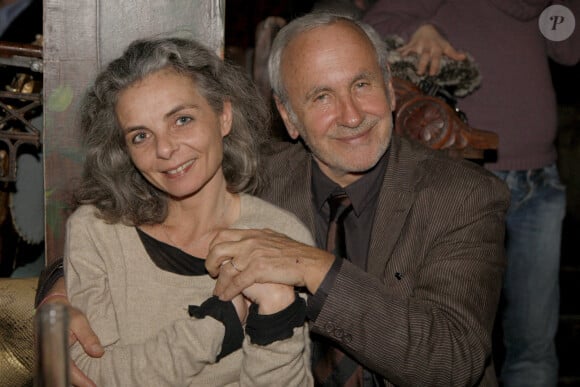 En France, à Paris, Patrice LAFFONT et sa femme Valérie lors du concert LA TELE QUI CHANTE au Réservoir. Le 6 mai 2009 © Christophe Aubert via Bestimage