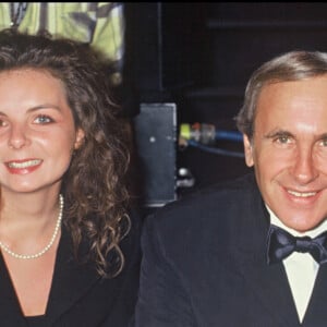 Patrice Laffont et sa femme Valérie lors de la soirée des Victoires de la musique en 1991.