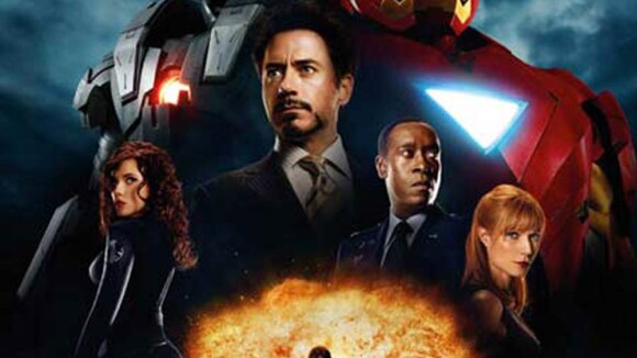 Scarlett Johansson, Robert Downey Jr. et Gwyneth Paltrow s'affichent pour "Iron Man 2" !