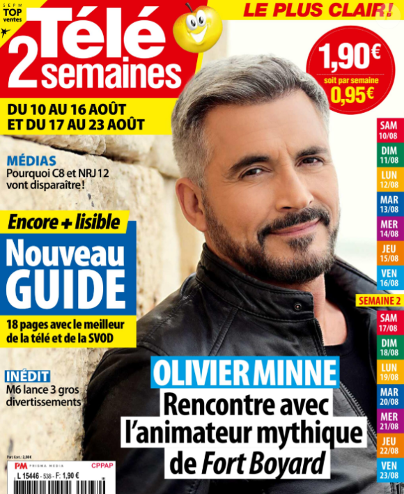 Couverture du magazine "Télé 2 semaines" paru le 3 août 2024