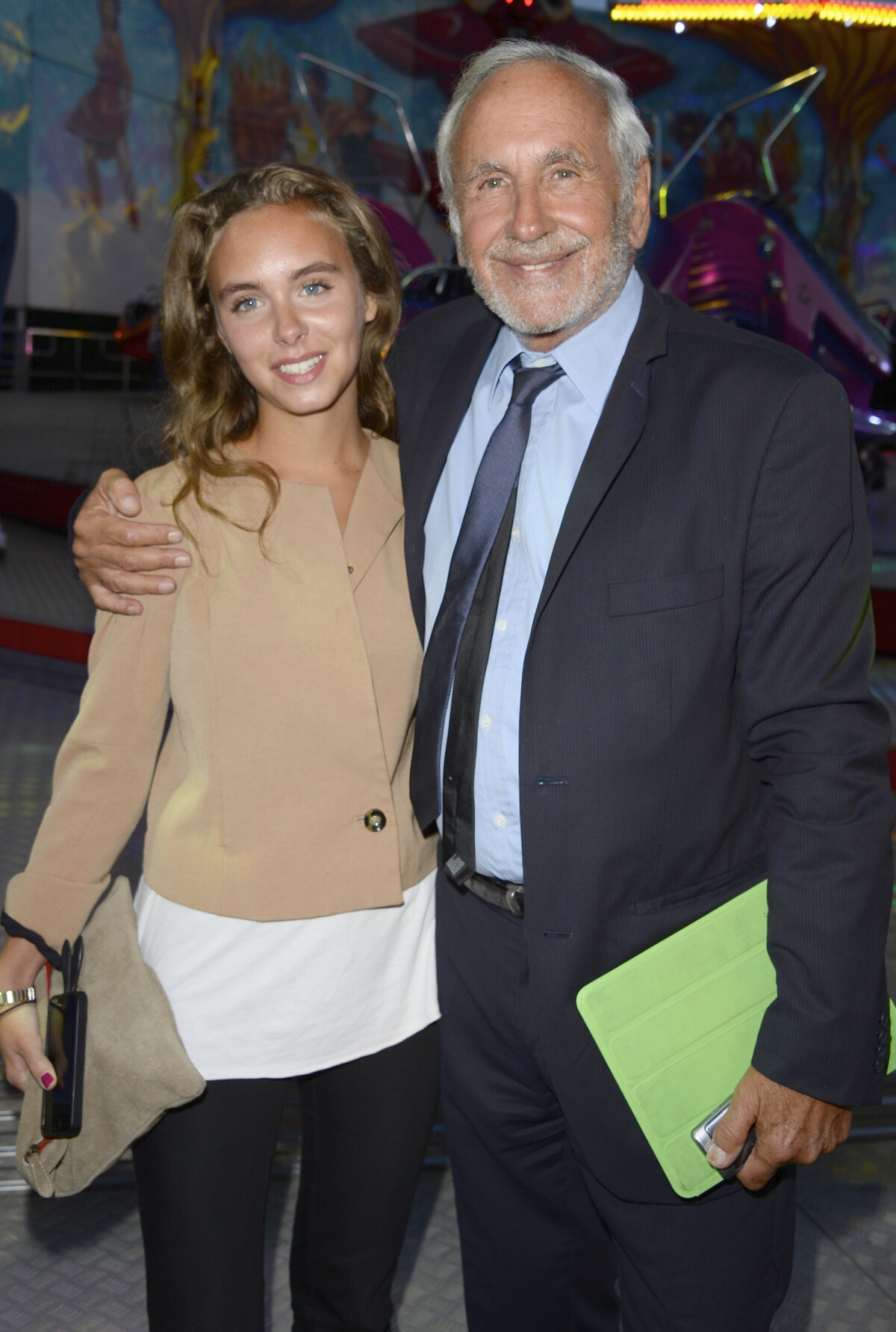 Photo : Patrice Laffont avec sa fille Mathilde Laffont - Inauguration ...