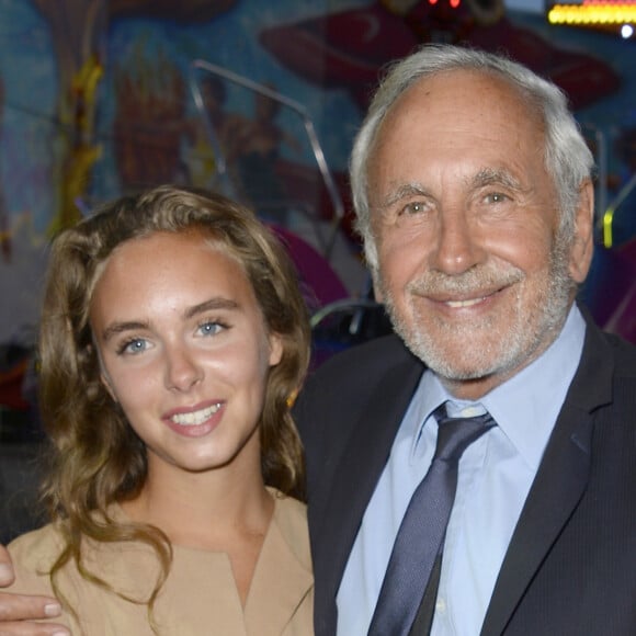 Patrice Laffont avec sa fille Mathilde Laffont - Inauguration de la Fete à " Neu Neu " à Paris Le 29 août 2014