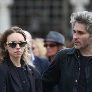 Mathilde Laffont aux obsèques de Patrice Laffont au cimetière du Pere Lachaise le 23 août 2024 à Paris, France. Photo by Nasser Berzane/ABACAPRESS.COM