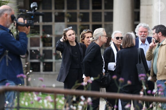 Mathilde Laffont aux obsèques de Patrice Laffont au cimetière du Pere Lachaise le 23 août 2024 à Paris, France. Photo by Nasser Berzane/ABACAPRESS.COM