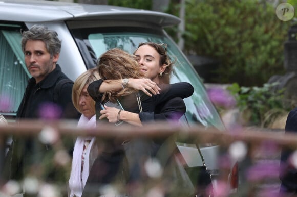 Mathilde Laffont aux obsèques de Patrice Laffont au cimetière du Pere Lachaise le 23 août 2024 à Paris, France. Photo by Nasser Berzane/ABACAPRESS.COM