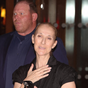Céline Dion a été vue rentrant à son hôtel à 1h30 du matin après une longue répétition pour les Jeux Olympiques de 2024 à Paris, France, le 25 juillet 2024. Photo par Aissaoui Nacer/Splash News/ABACAPRESS.COM