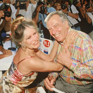 Brigitte Bardot et Roger Vadim en 1995