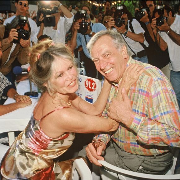 Brigitte Bardot et Roger Vadim en 1995
