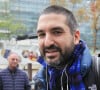 Exclusif - Ibrahim Maalouf à la sortie des studiios de la radio RTL à Paris. Le 13 novembre 2023 © Jonathan Rebboah / Panoramic / Bestimage 