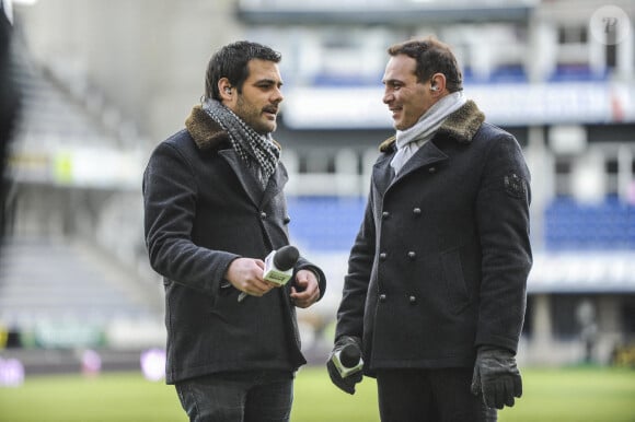 Photo d’archive de Matthieu Lartot et Raphael Ibanez. Photo by Jean-Paul Thomas/Icon Sport/ABACAPRESS.COM