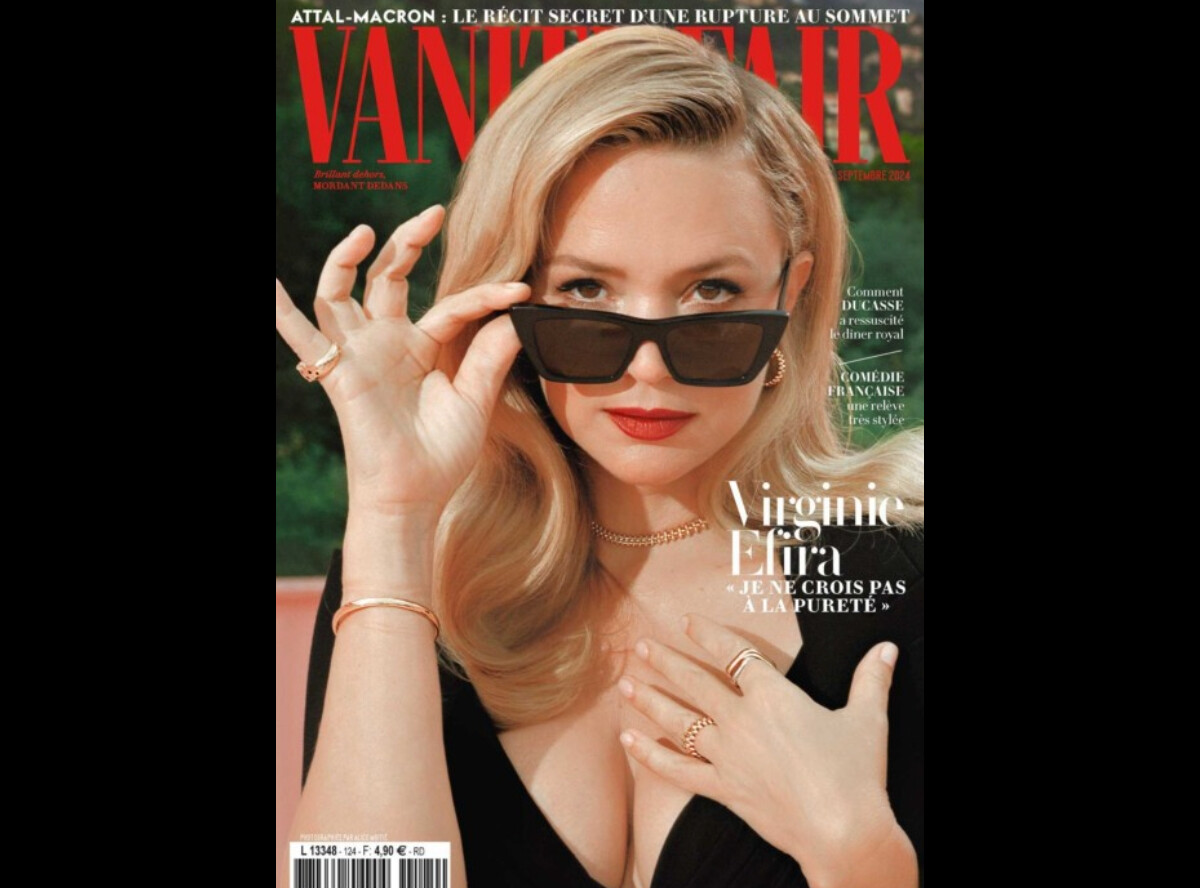 Photo : Pour "Vanity Fair" ce mercredi 28 août 2024, l'actrice belge s