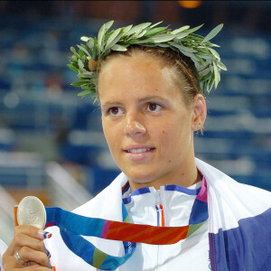 On connait très bien Laure et Florent Manaudou
Laure Manaudou, médaille d'argent pour le 800m nage libre aux JO d'Athènes en 2004.